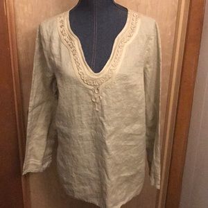Gold embroidered tunic